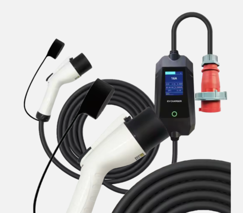 Portable EV Charger GBT 32A Industrial plug Type 12kw